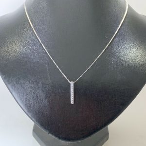 white gold pendant
